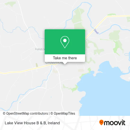 Lake View House B & B map