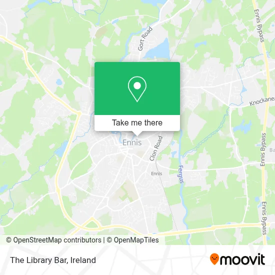 The Library Bar map