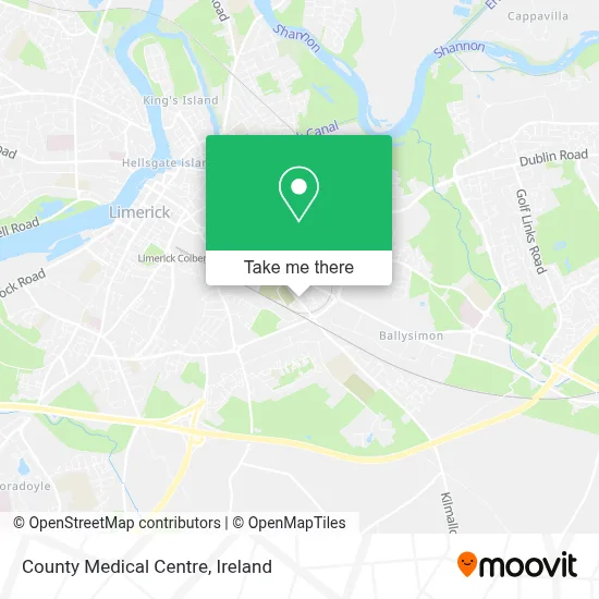 County Medical Centre map