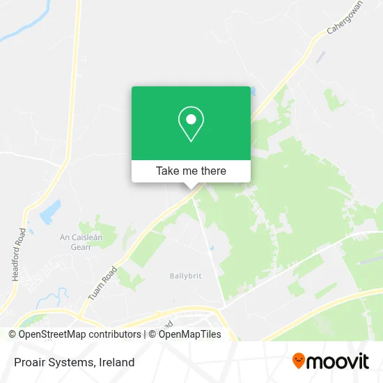 Proair Systems map