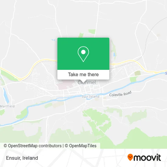 Ensuir map