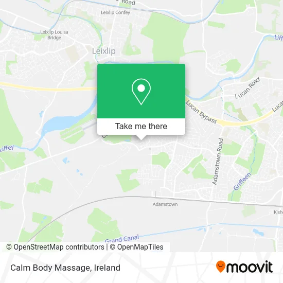 Calm Body Massage map