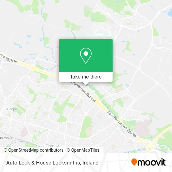 Auto Lock & House Locksmiths map