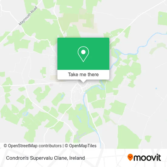 Condron's Supervalu Clane map