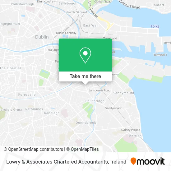 Lowry & Associates Chartered Accountants map