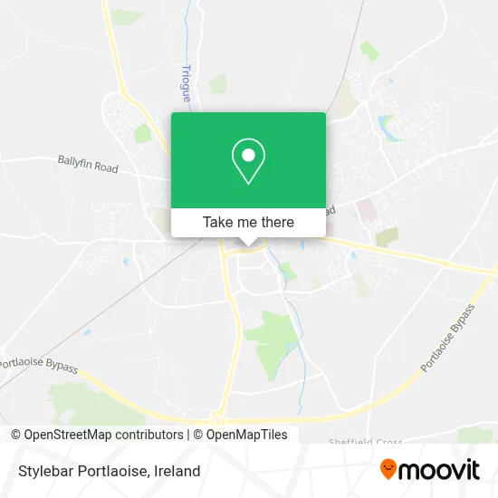 Stylebar Portlaoise map