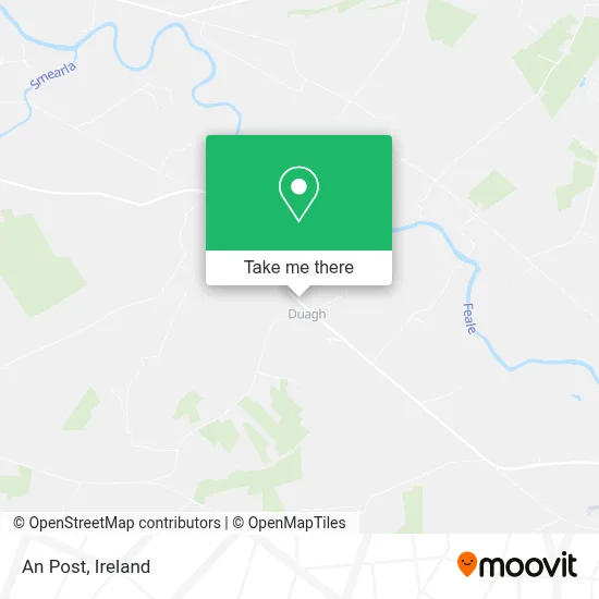 An Post map