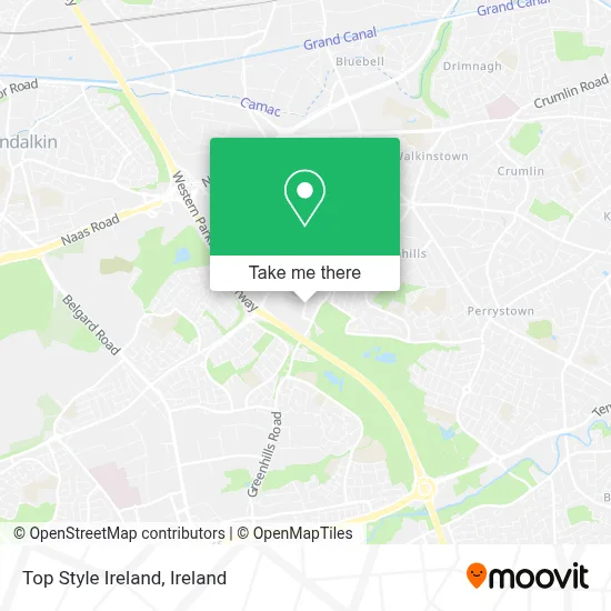 Top Style Ireland map
