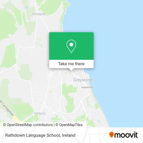 Rathdown Language School map