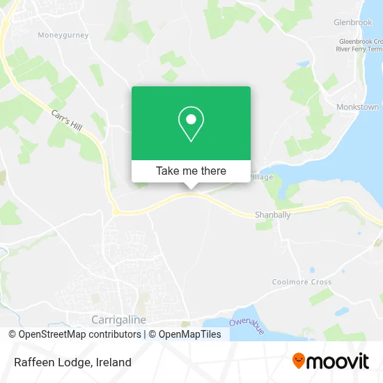 Raffeen Lodge map