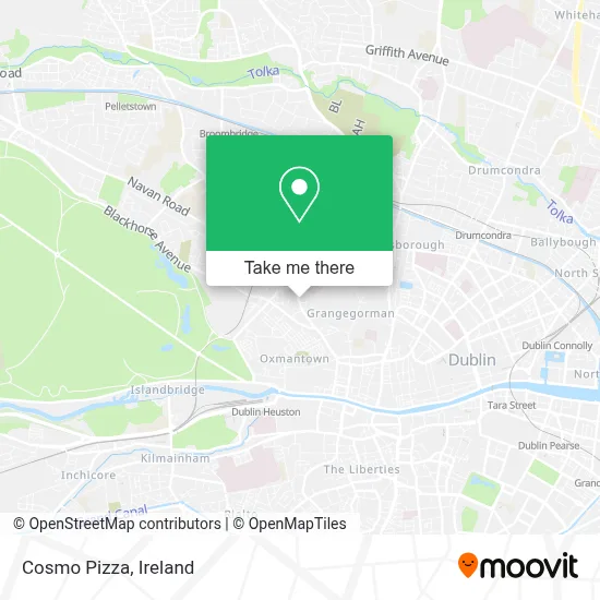 Cosmo Pizza map