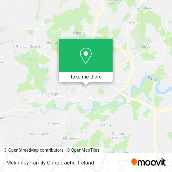 Mckinney Family Chiropractic map