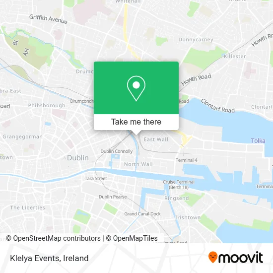 Klelya Events map