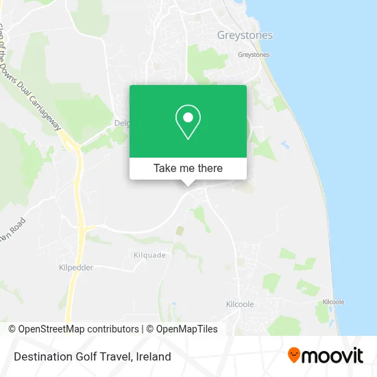 Destination Golf Travel map