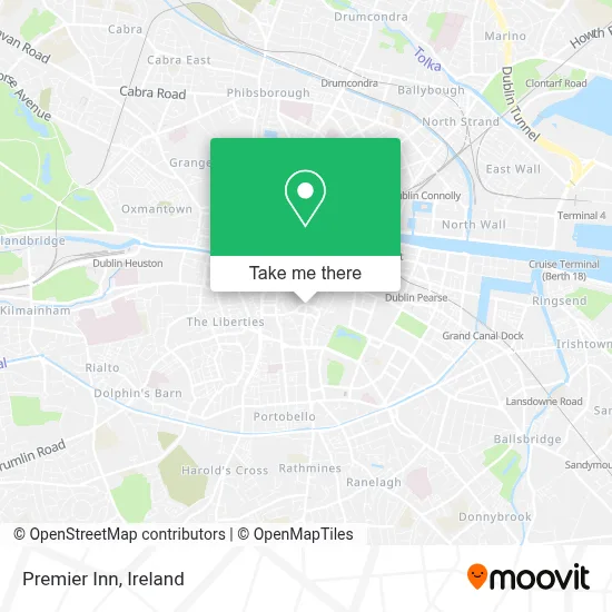 Premier Inn map