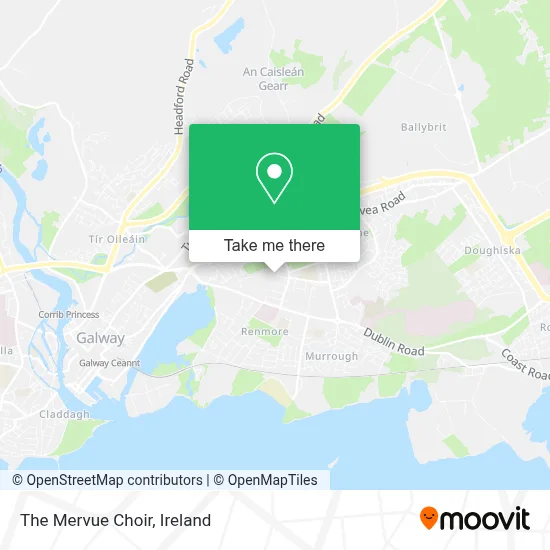 The Mervue Choir map