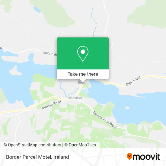 Border Parcel Motel map