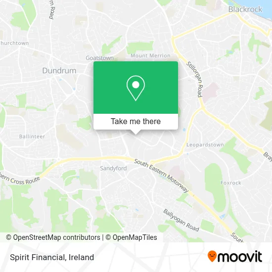 Spirit Financial map