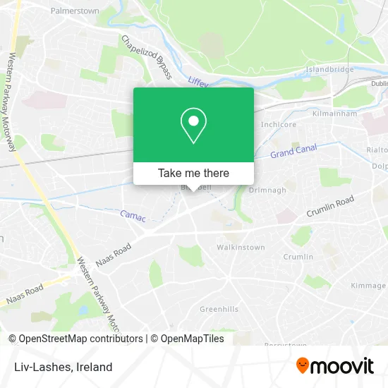 Liv-Lashes map