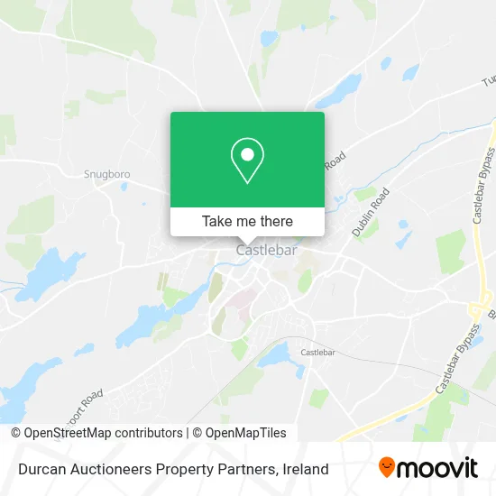 Durcan Auctioneers Property Partners map