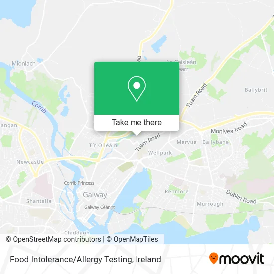Food Intolerance / Allergy Testing map