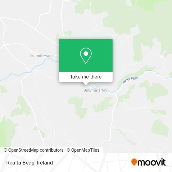 Réalta Beag map