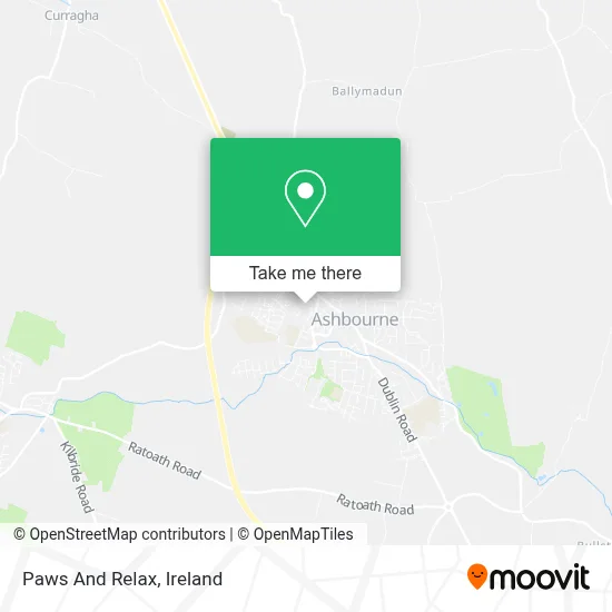 Paws And Relax map