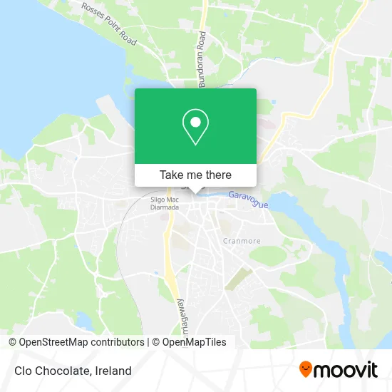 Clo Chocolate map