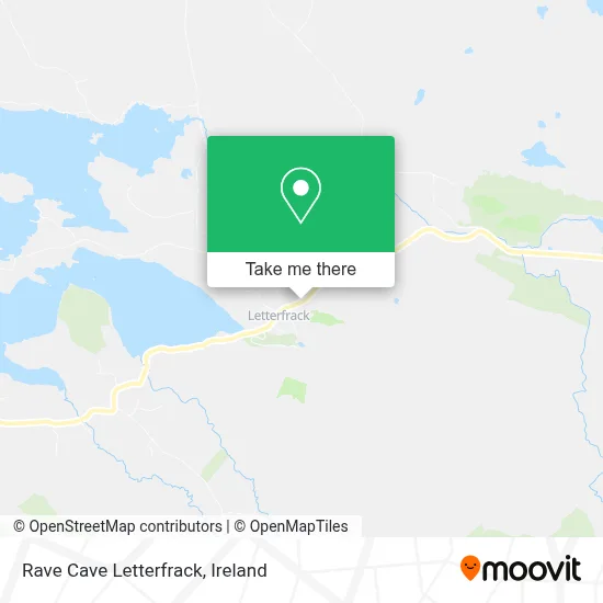 Rave Cave Letterfrack map