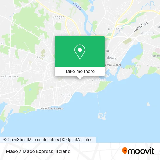 Maxo / Mace Express map