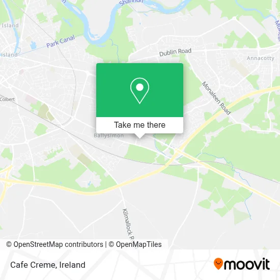 Cafe Creme map