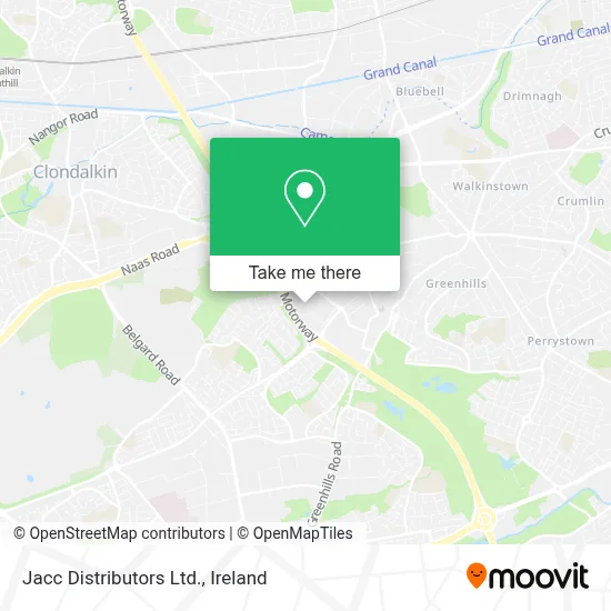 Jacc Distributors Ltd. map