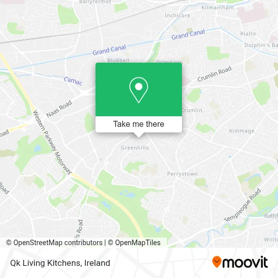 Qk Living Kitchens map