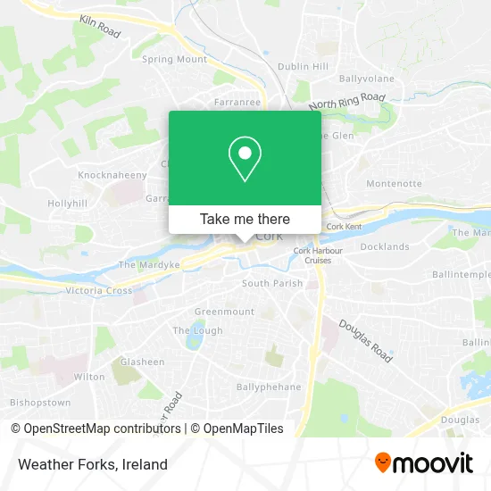 Weather Forks map