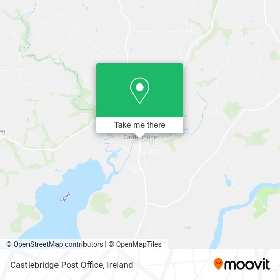 Castlebridge Post Office map