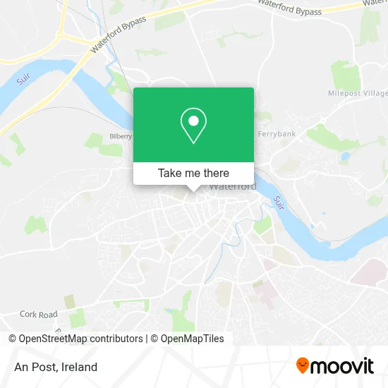 An Post map