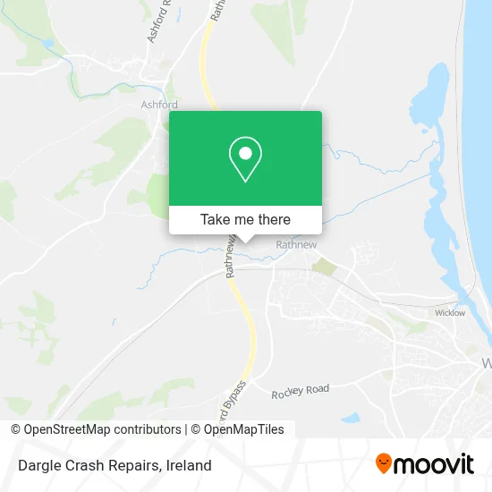 Dargle Crash Repairs map