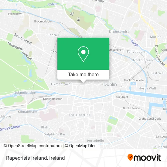 Rapecrisis Ireland map