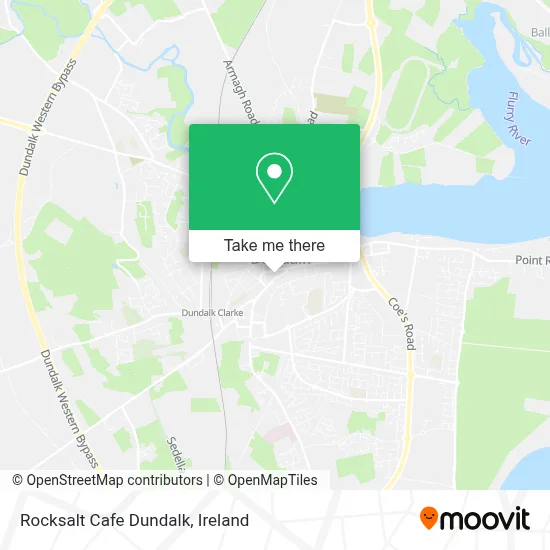 Rocksalt Cafe Dundalk map
