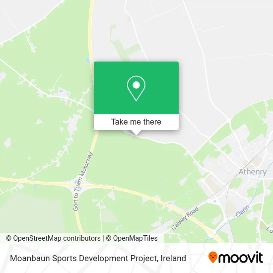 Moanbaun Sports Development Project map