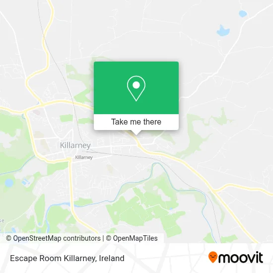 Escape Room Killarney map