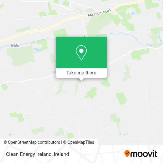 Clean Energy Ireland map