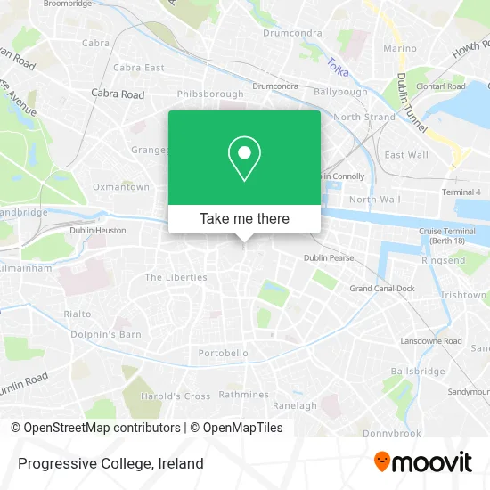 Progressive College map