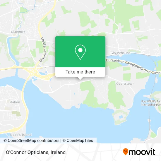 O'Connor Opticians map