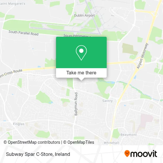Subway Spar C-Store map