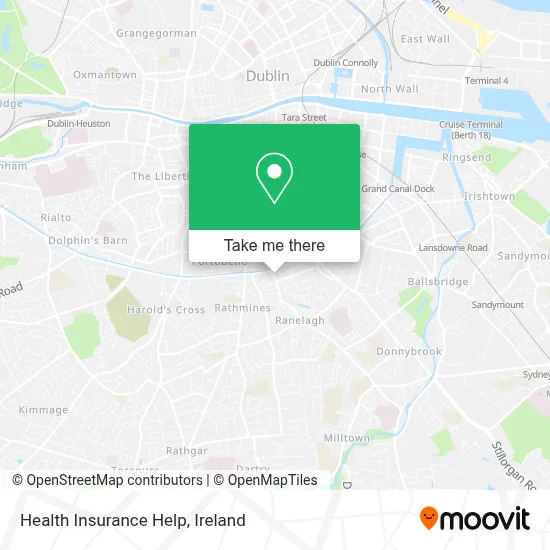 Health Insurance Help map