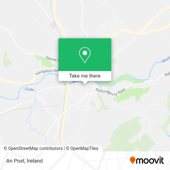 An Post map