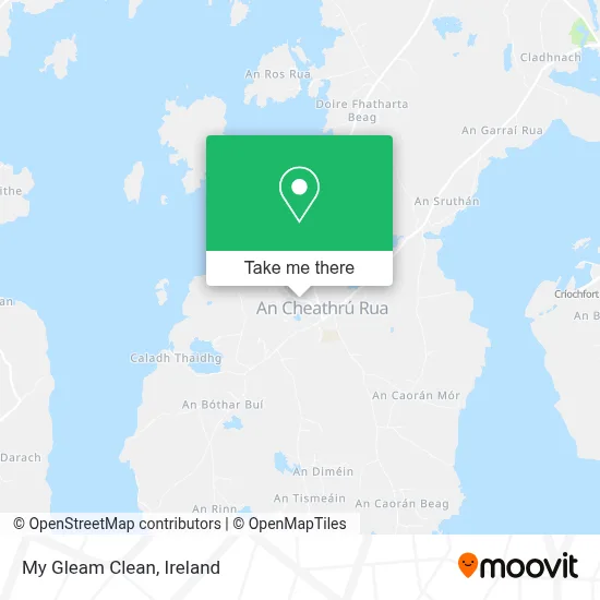 My Gleam Clean map