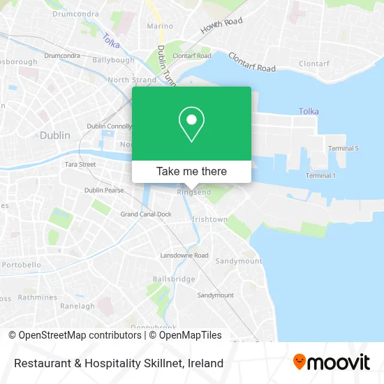 Restaurant & Hospitality Skillnet map