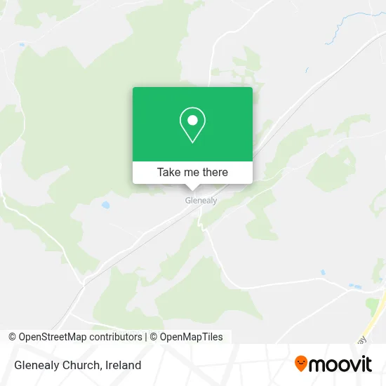 Glenealy Church map